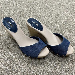 Navy Cream Wedges VNC